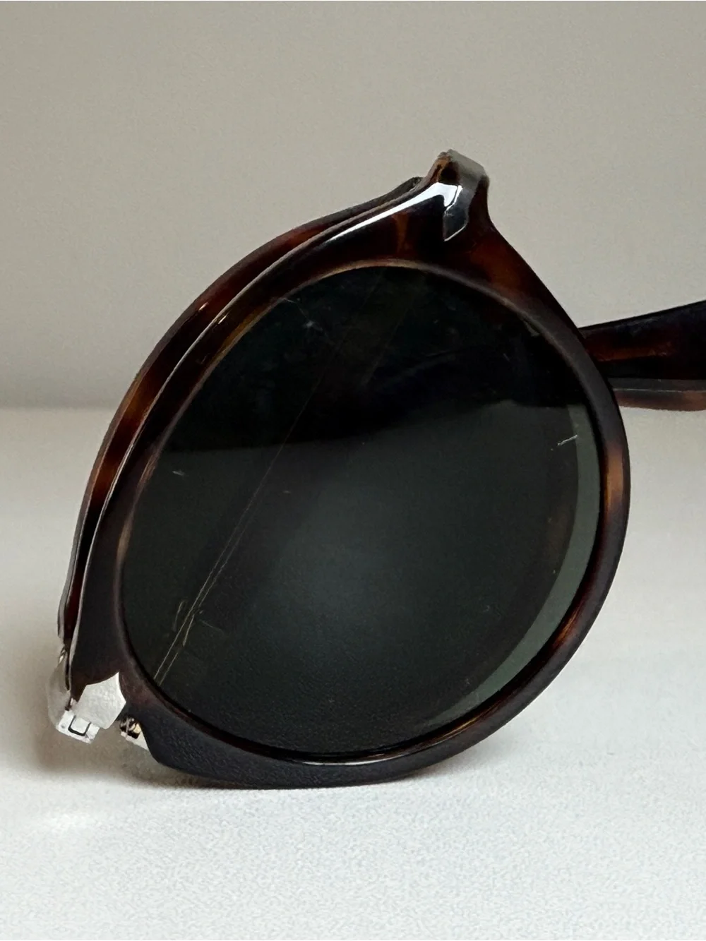 Persol Folding Sunglasses with Brown Case